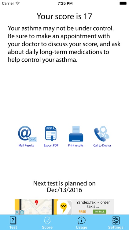 Asthma Test