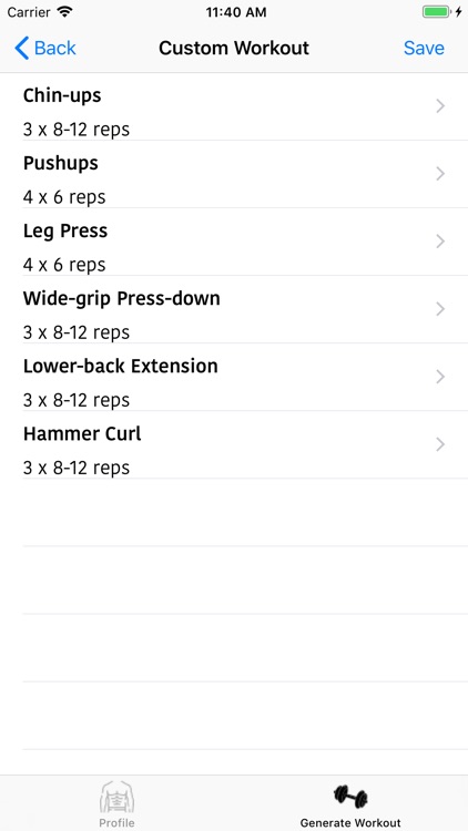 Smart Custom Workout screenshot-5