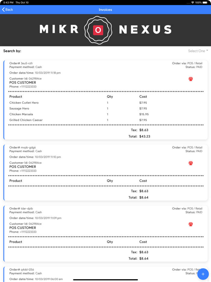 Mikronexus Retail Inventory