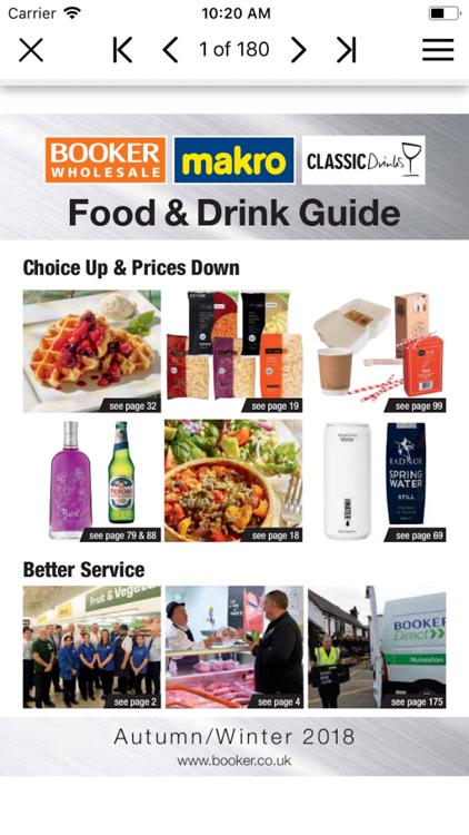 Booker Food & Drink Guide