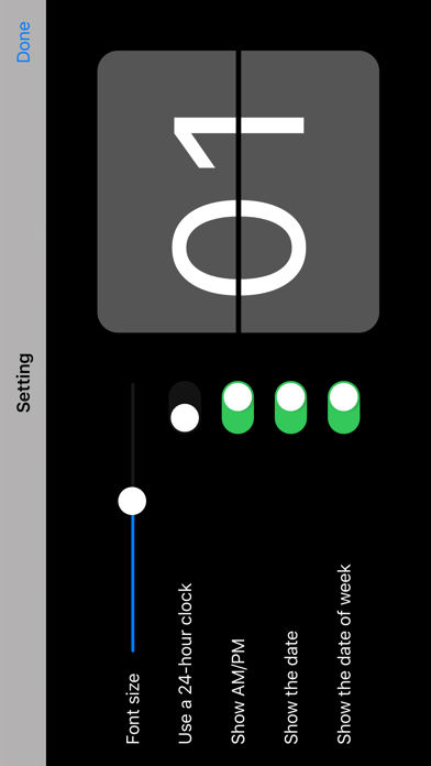 Flip Clock - Simple screenshot 4