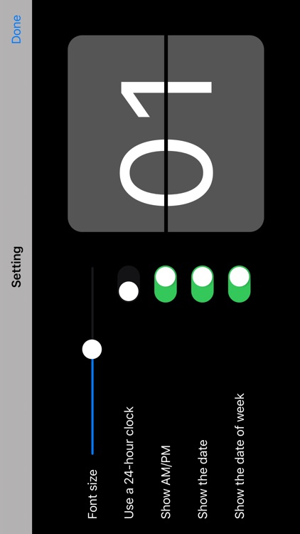 Flip Clock - Simple screenshot-3