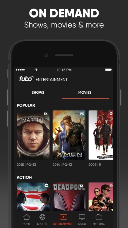 fuboTV: Watch Live Sports & TV screenshot-2