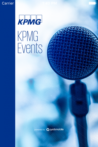 KPMG Events App - náhled