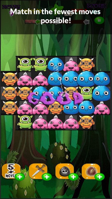 Monster Frenzy Match 3 game screenshot 2