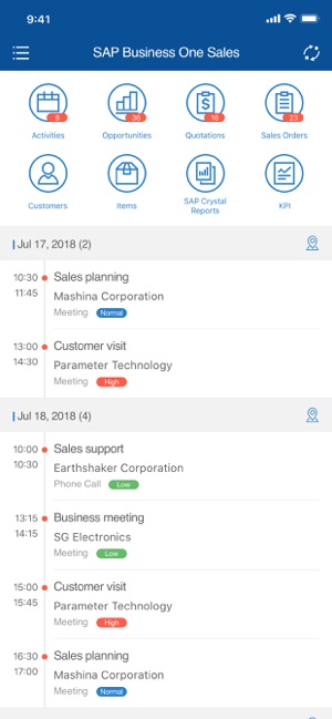 SAP Business One Sales(圖2)-速報App