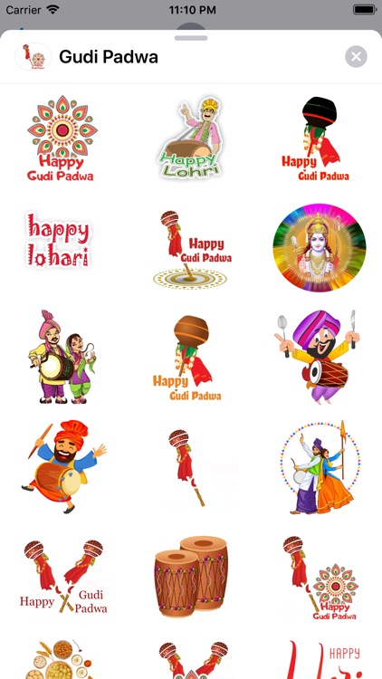 Gudi Padwa Stickers