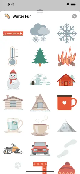 Game screenshot Winter Fun - Stickers mod apk