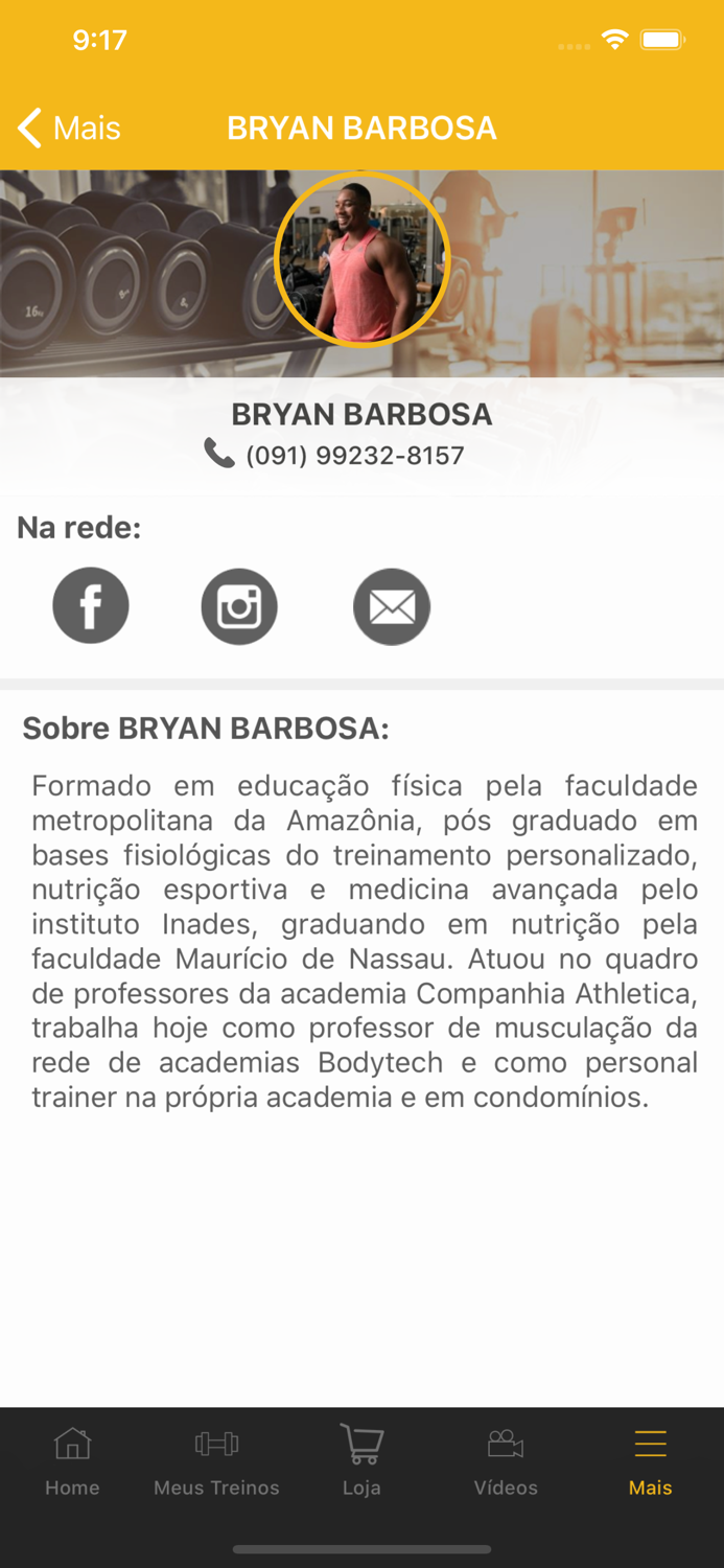 Bryan Barbosa Personal