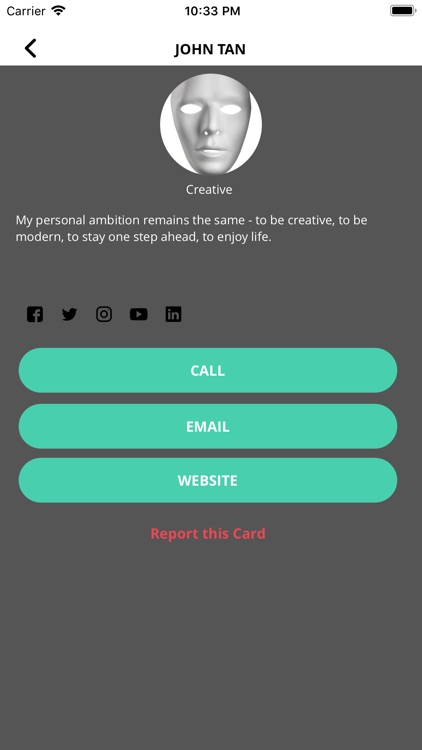 Ecobzcard - Eco Business Card screenshot-5