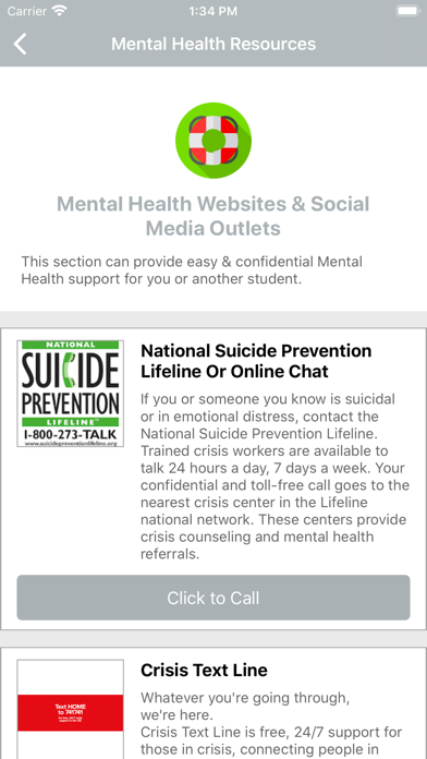 Student Mental Health Link screenshot 4