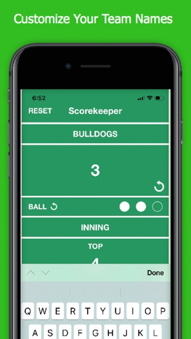 Baseball Score Keeper Calc screenshot 2