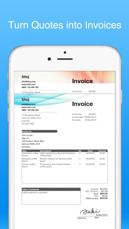 Job Quote Maker - Invoice Plus