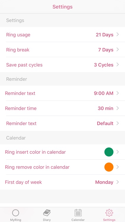 MyRing - contraceptive ring screenshot-8