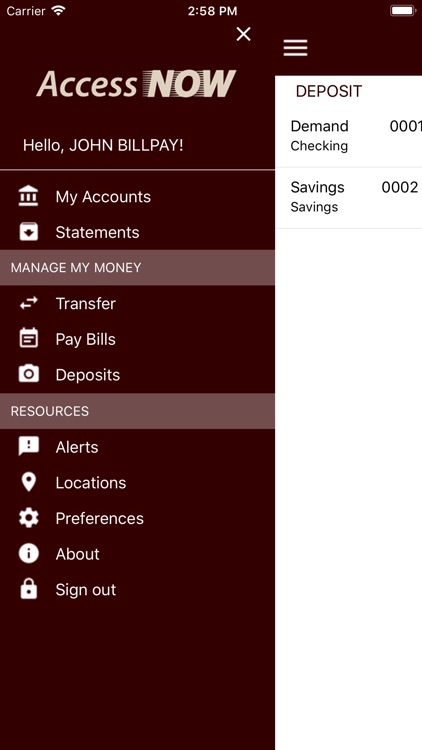 Access NOW Mobile Banking