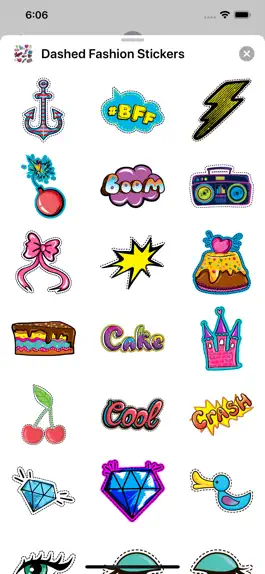 Game screenshot Dashed Fashion Stickers apk