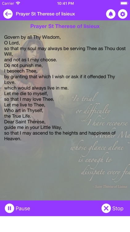 Prayer St Therese of Lisieux screenshot-5