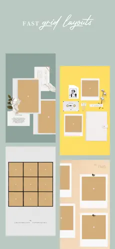 Captura de Pantalla 4 Nichi: Collage & Stories Maker iphone