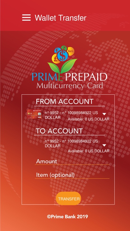 PRIME PREPAID CARD