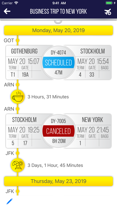 Travelonium - Flight Status screenshot 2