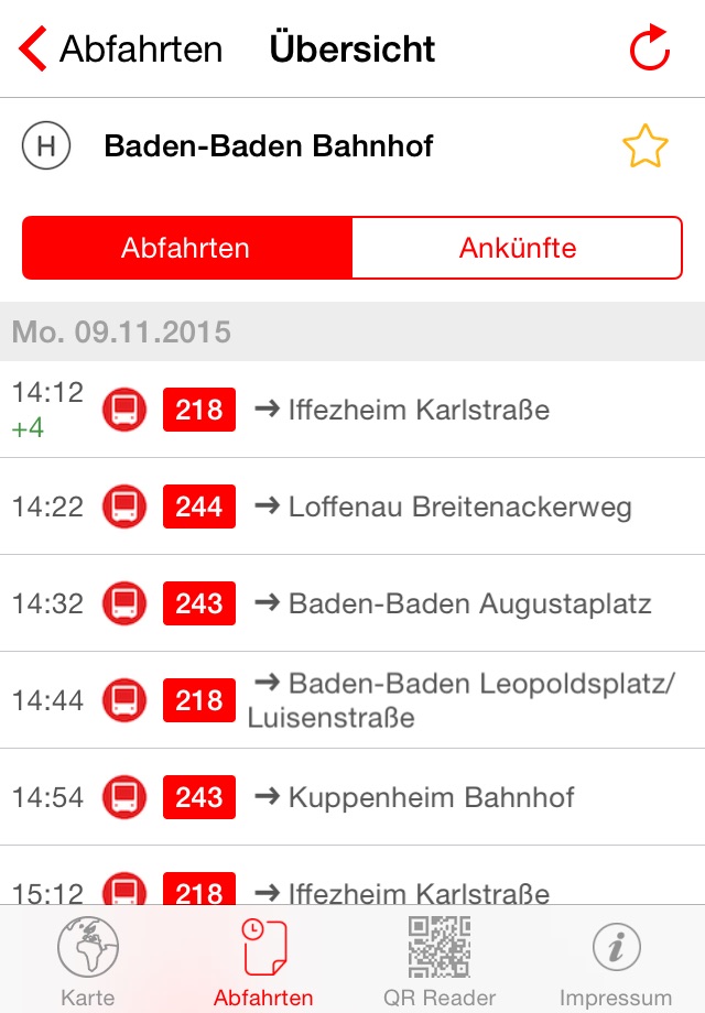 DB Busradar Baden-Württemberg screenshot 2