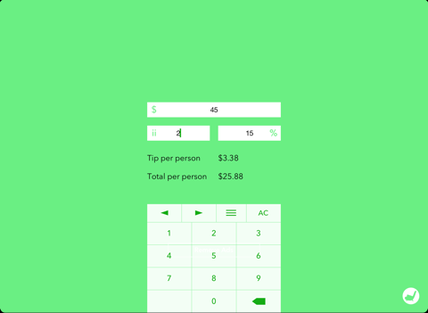 Tipping++ - náhled