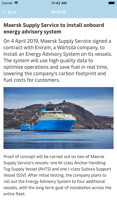 Maersk Supply Service News screenshot 3