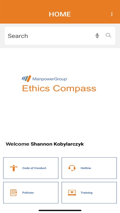 ManpowerGroup Ethics Compass screenshot 2