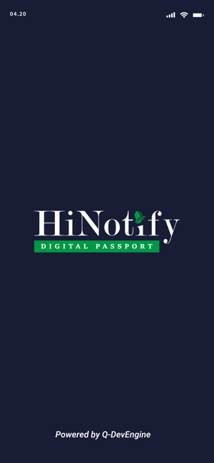 HiNotify Digital Passport