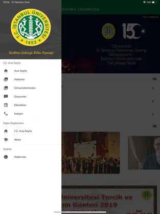 Captura de Pantalla 3 İstanbul Üniversitesi iphone