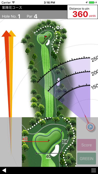 GolfGPS WinGolf-Golf Navi GPS screenshot 2