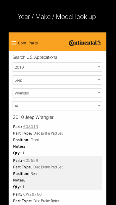 Conti Parts screenshot 2