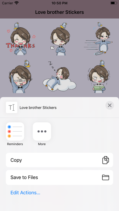Love brother Stickers screenshot 2
