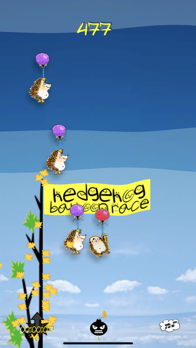 Hedgehog Balloon Race screenshot 4