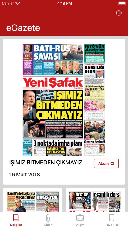 Yeni Şafak eGazete