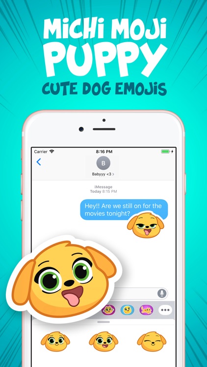 Michi Moji Puppy - Dog Emojis