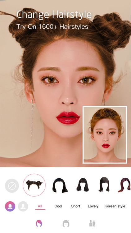 Face Makeup&HairStyles Changer screenshot-8