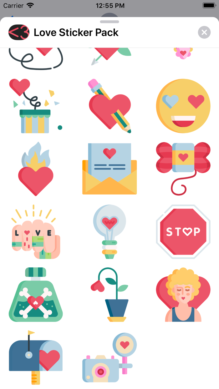 So Much Love Stickers