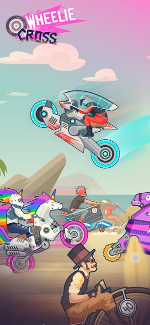 Wheelie Cross – Motorbike Game(圖1)-速報App