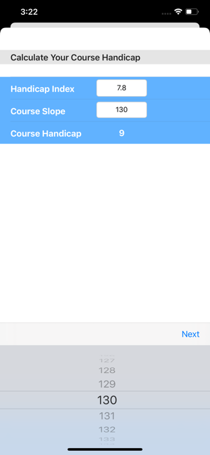 Golf Handicap Calculator by WG(圖4)-速報App