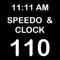 Speedometer And Clock