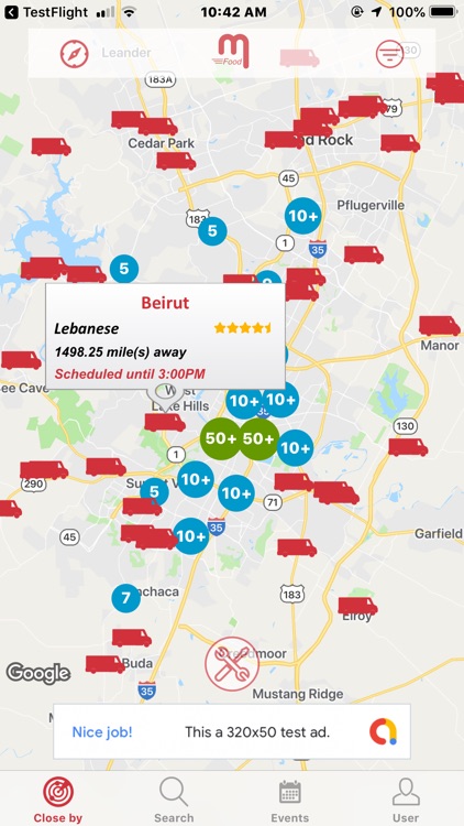 mFood™ - Food Truck Finder App