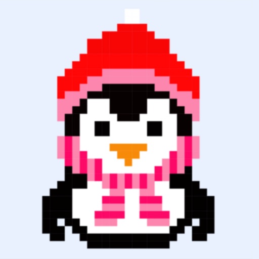 Pixel Land Color by Number art
