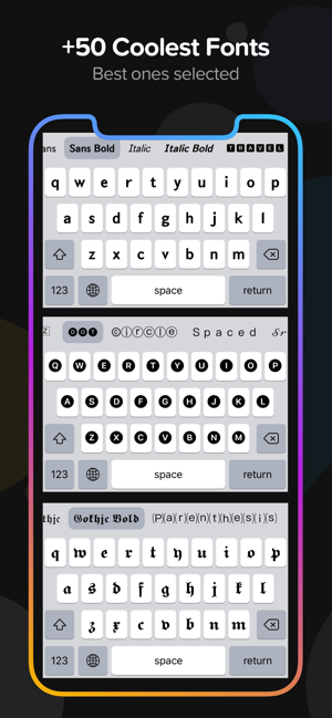 Fonts Keyboard for iPhone - Aa(圖2)-速報App