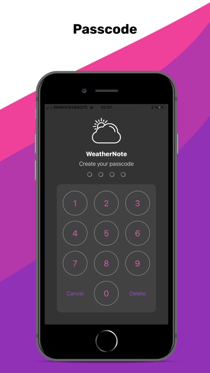 WеаthеrNоtе - Sаfе & Pаsscоdе