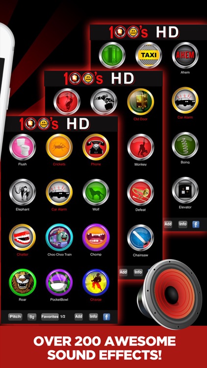 100's of Buttons & Sounds HD
