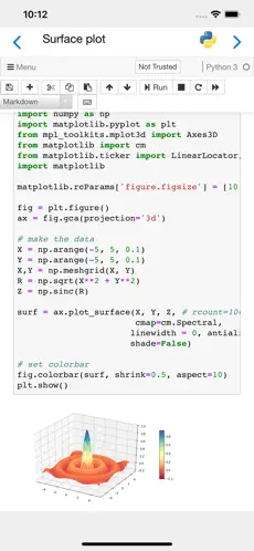Captura 2 Carnets - Jupyter iphone