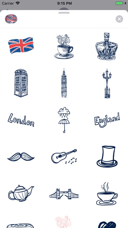 Love London Doodle Stickerpack