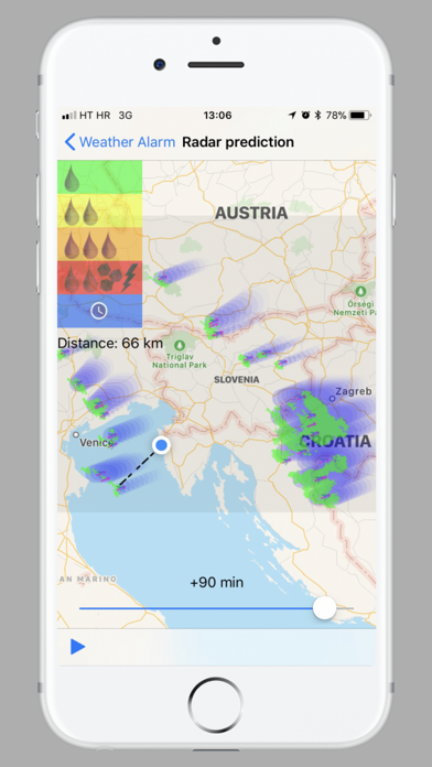 WeatherAlarm Notifier screenshot 2
