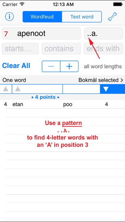Norsk Wordfeud Words Finder